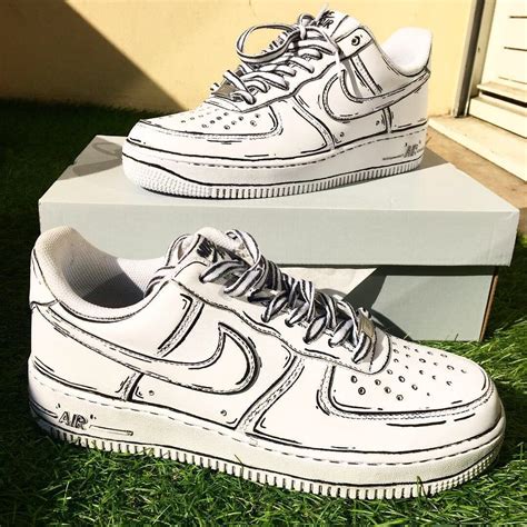 Cartoon Air Force 1 .